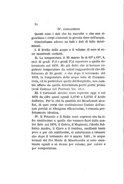 Statistica medico-chirurgica degl'infermi curati con le acque termo-minerali di Gorgitello nell'Ospizio del Pio Monte della Misericordia in Casamicciola nella state dell'anno..