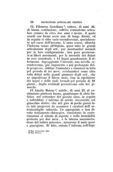 Statistica medico-chirurgica degl'infermi curati con le acque termo-minerali di Gorgitello nell'Ospizio del Pio Monte della Misericordia in Casamicciola nella state dell'anno..