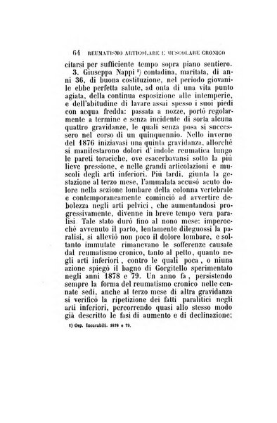 Statistica medico-chirurgica degl'infermi curati con le acque termo-minerali di Gorgitello nell'Ospizio del Pio Monte della Misericordia in Casamicciola nella state dell'anno..