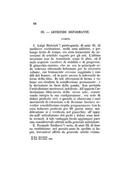 Statistica medico-chirurgica degl'infermi curati con le acque termo-minerali di Gorgitello nell'Ospizio del Pio Monte della Misericordia in Casamicciola nella state dell'anno..