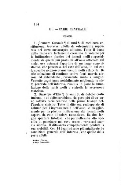 Statistica medico-chirurgica degl'infermi curati con le acque termo-minerali di Gorgitello nell'Ospizio del Pio Monte della Misericordia in Casamicciola nella state dell'anno..