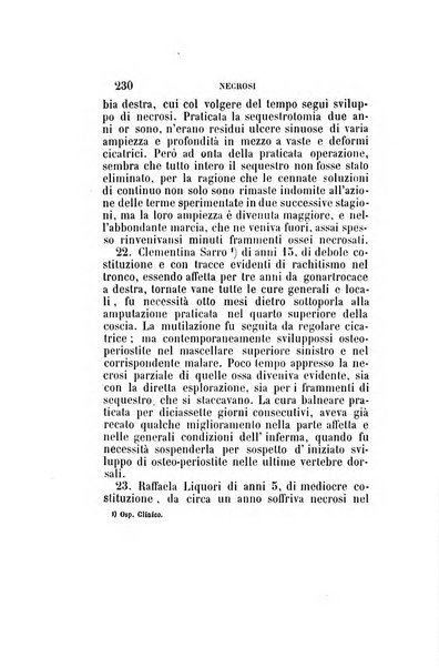 Statistica medico-chirurgica degl'infermi curati con le acque termo-minerali di Gorgitello nell'Ospizio del Pio Monte della Misericordia in Casamicciola nella state dell'anno..