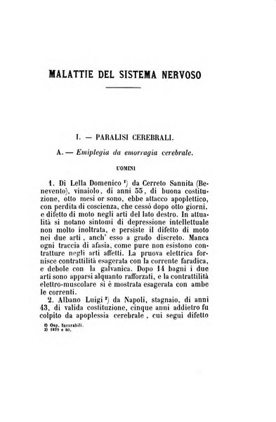 Statistica medico-chirurgica degl'infermi curati con le acque termo-minerali di Gorgitello nell'Ospizio del Pio Monte della Misericordia in Casamicciola nella state dell'anno..