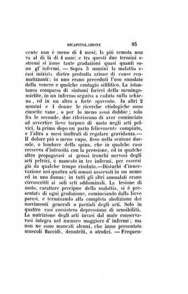 Statistica medico-chirurgica degl'infermi curati con le acque termo-minerali di Gorgitello nell'Ospizio del Pio Monte della Misericordia in Casamicciola nella state dell'anno..