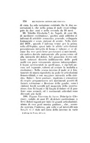 Statistica medico-chirurgica degl'infermi curati con le acque termo-minerali di Gorgitello nell'Ospizio del Pio Monte della Misericordia in Casamicciola nella state dell'anno..