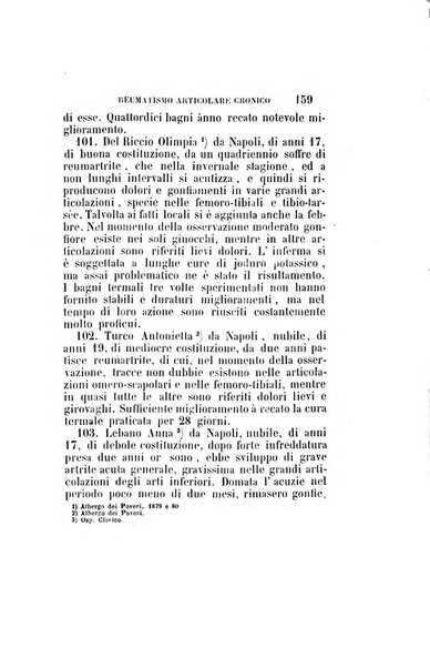 Statistica medico-chirurgica degl'infermi curati con le acque termo-minerali di Gorgitello nell'Ospizio del Pio Monte della Misericordia in Casamicciola nella state dell'anno..