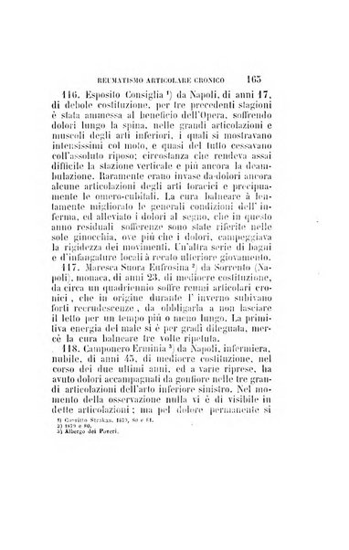 Statistica medico-chirurgica degl'infermi curati con le acque termo-minerali di Gorgitello nell'Ospizio del Pio Monte della Misericordia in Casamicciola nella state dell'anno..