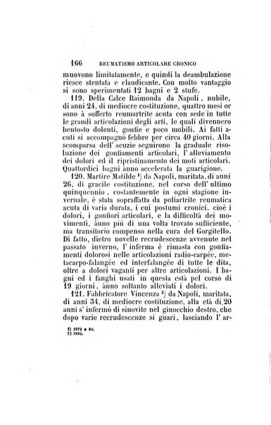 Statistica medico-chirurgica degl'infermi curati con le acque termo-minerali di Gorgitello nell'Ospizio del Pio Monte della Misericordia in Casamicciola nella state dell'anno..