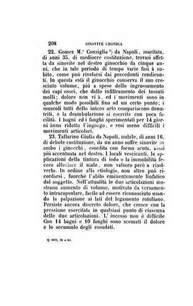 Statistica medico-chirurgica degl'infermi curati con le acque termo-minerali di Gorgitello nell'Ospizio del Pio Monte della Misericordia in Casamicciola nella state dell'anno..