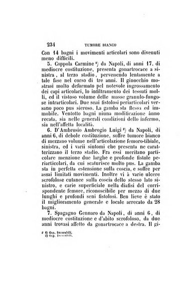 Statistica medico-chirurgica degl'infermi curati con le acque termo-minerali di Gorgitello nell'Ospizio del Pio Monte della Misericordia in Casamicciola nella state dell'anno..