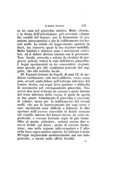 Statistica medico-chirurgica degl'infermi curati con le acque termo-minerali di Gorgitello nell'Ospizio del Pio Monte della Misericordia in Casamicciola nella state dell'anno..