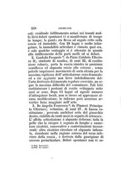 Statistica medico-chirurgica degl'infermi curati con le acque termo-minerali di Gorgitello nell'Ospizio del Pio Monte della Misericordia in Casamicciola nella state dell'anno..