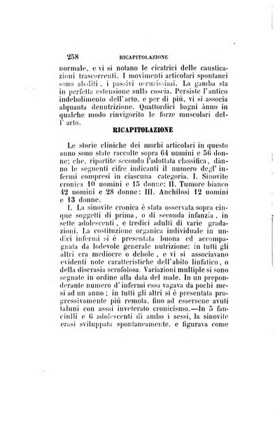 Statistica medico-chirurgica degl'infermi curati con le acque termo-minerali di Gorgitello nell'Ospizio del Pio Monte della Misericordia in Casamicciola nella state dell'anno..