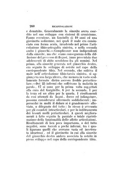 Statistica medico-chirurgica degl'infermi curati con le acque termo-minerali di Gorgitello nell'Ospizio del Pio Monte della Misericordia in Casamicciola nella state dell'anno..