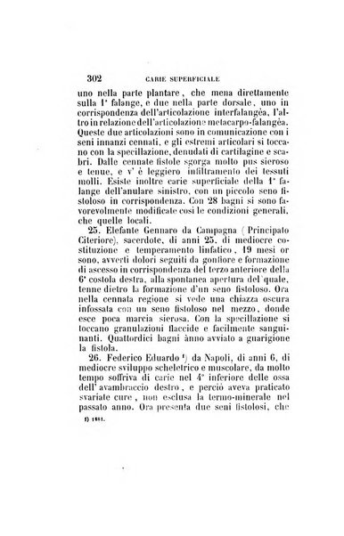 Statistica medico-chirurgica degl'infermi curati con le acque termo-minerali di Gorgitello nell'Ospizio del Pio Monte della Misericordia in Casamicciola nella state dell'anno..