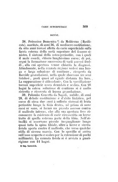 Statistica medico-chirurgica degl'infermi curati con le acque termo-minerali di Gorgitello nell'Ospizio del Pio Monte della Misericordia in Casamicciola nella state dell'anno..