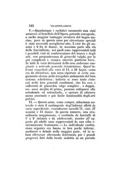 Statistica medico-chirurgica degl'infermi curati con le acque termo-minerali di Gorgitello nell'Ospizio del Pio Monte della Misericordia in Casamicciola nella state dell'anno..