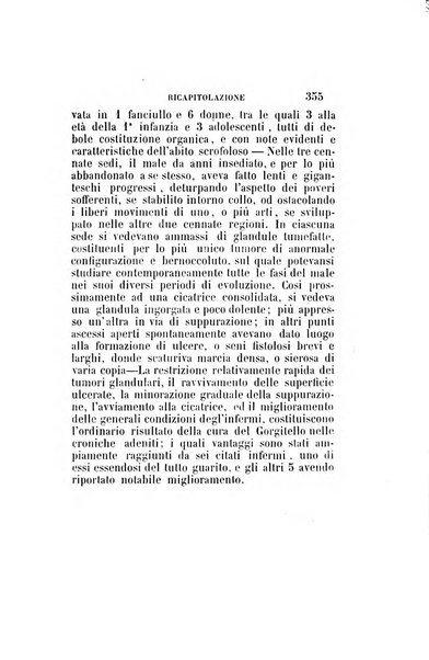 Statistica medico-chirurgica degl'infermi curati con le acque termo-minerali di Gorgitello nell'Ospizio del Pio Monte della Misericordia in Casamicciola nella state dell'anno..