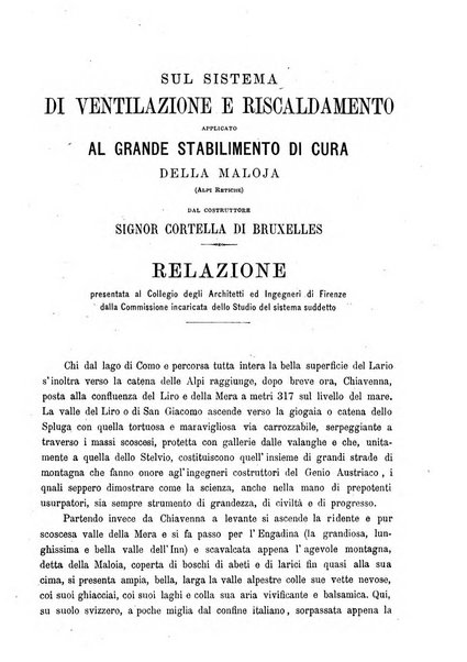 Atti del Collegio Toscano degli ingegneri ed architetti in Firenze, anni..