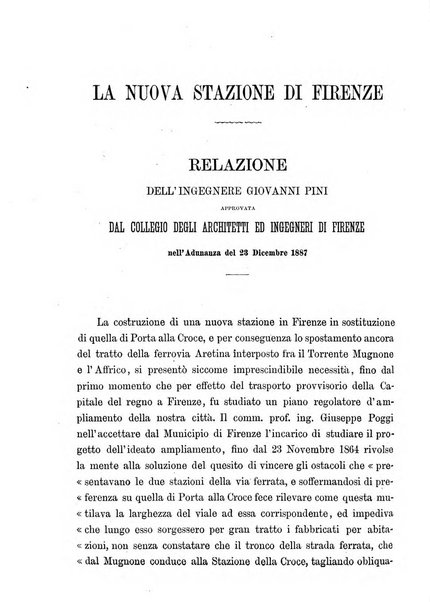 Atti del Collegio Toscano degli ingegneri ed architetti in Firenze, anni..