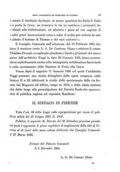 Atti del Collegio Toscano degli ingegneri ed architetti in Firenze, anni..