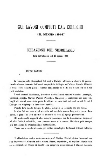 Atti del Collegio Toscano degli ingegneri ed architetti in Firenze, anni..