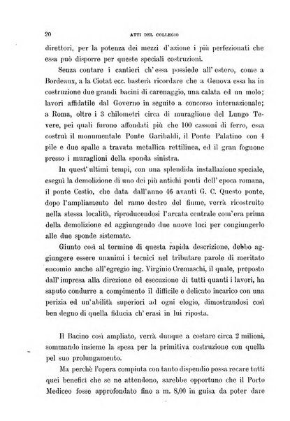 Atti del Collegio Toscano degli ingegneri ed architetti in Firenze, anni..