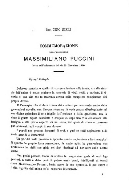 Atti del Collegio Toscano degli ingegneri ed architetti in Firenze, anni..