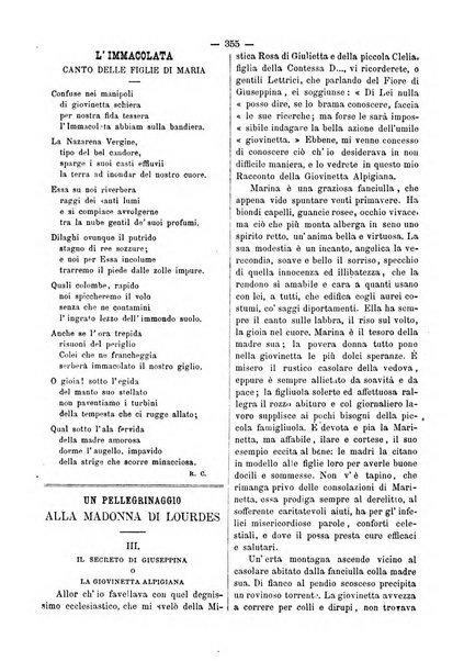 La figlia di Maria sulla tomba di S. Agnese