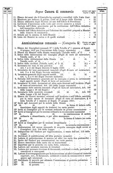 Il calendario amministrativo