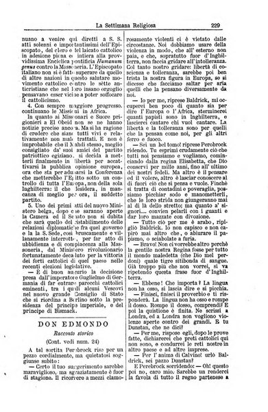 La settimana religiosa periodico religioso di Genova