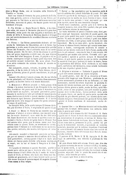 La settimana religiosa periodico religioso di Genova