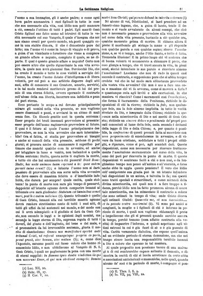 La settimana religiosa periodico religioso di Genova