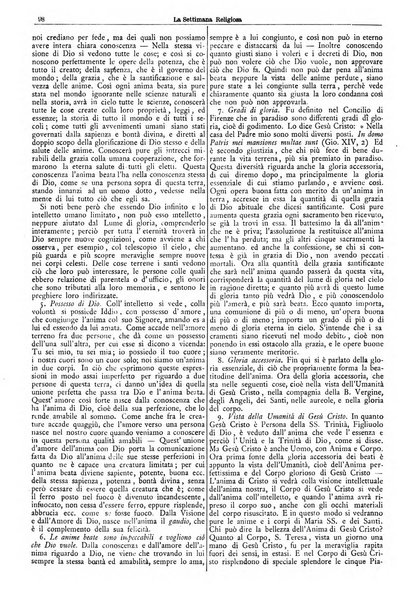 La settimana religiosa periodico religioso di Genova