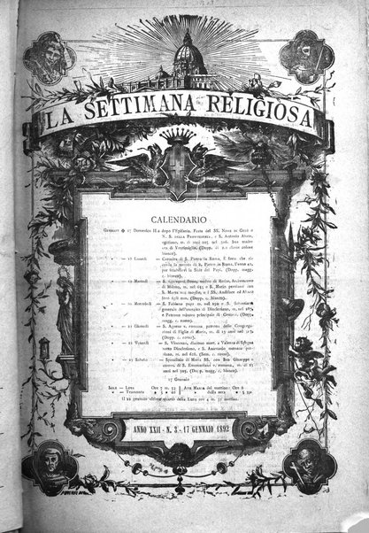 La settimana religiosa periodico religioso di Genova