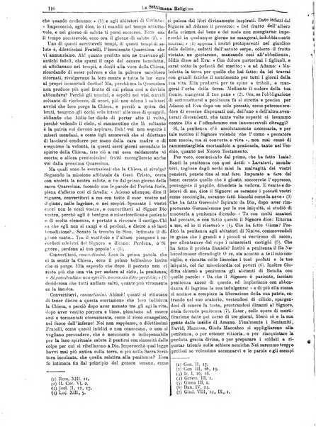 La settimana religiosa periodico religioso di Genova