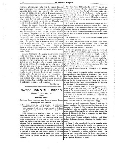 La settimana religiosa periodico religioso di Genova