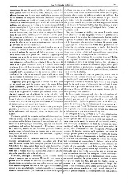 La settimana religiosa periodico religioso di Genova