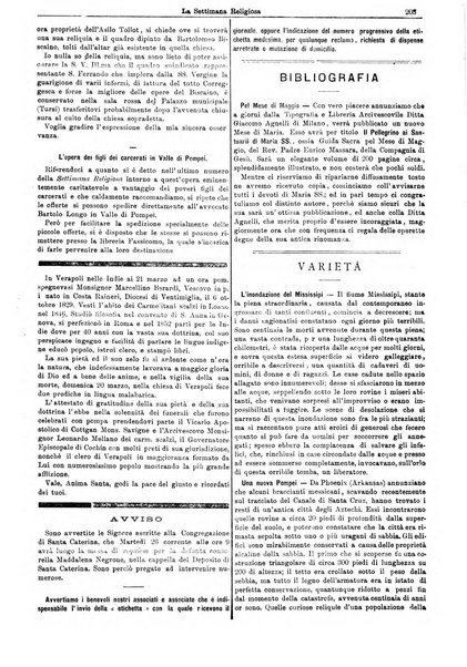 La settimana religiosa periodico religioso di Genova