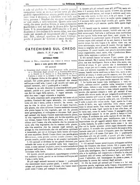 La settimana religiosa periodico religioso di Genova