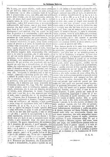 La settimana religiosa periodico religioso di Genova