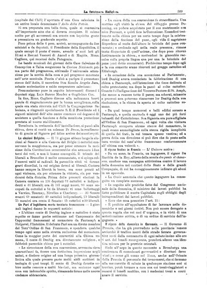 La settimana religiosa periodico religioso di Genova