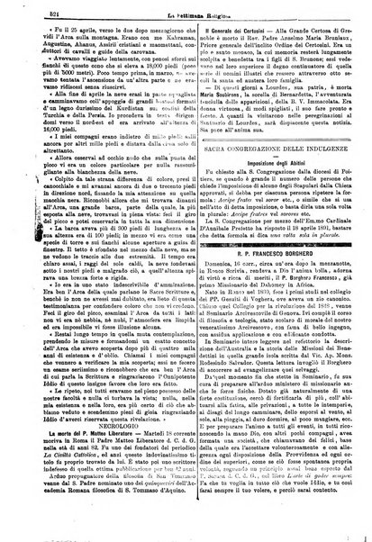 La settimana religiosa periodico religioso di Genova