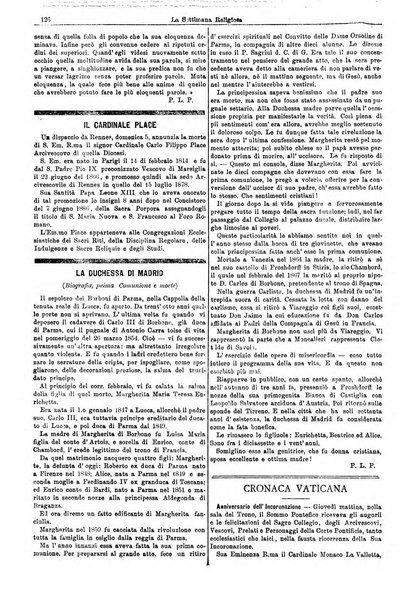 La settimana religiosa periodico religioso di Genova