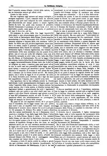 La settimana religiosa periodico religioso di Genova