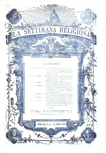 La settimana religiosa periodico religioso di Genova