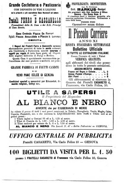 La settimana religiosa periodico religioso di Genova