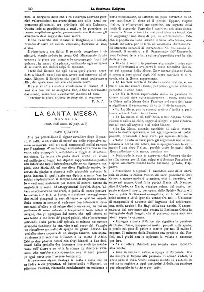 La settimana religiosa periodico religioso di Genova