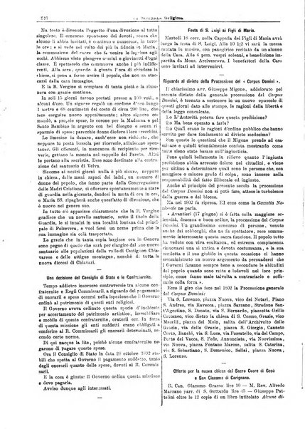 La settimana religiosa periodico religioso di Genova