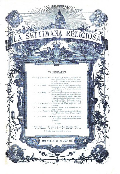 La settimana religiosa periodico religioso di Genova